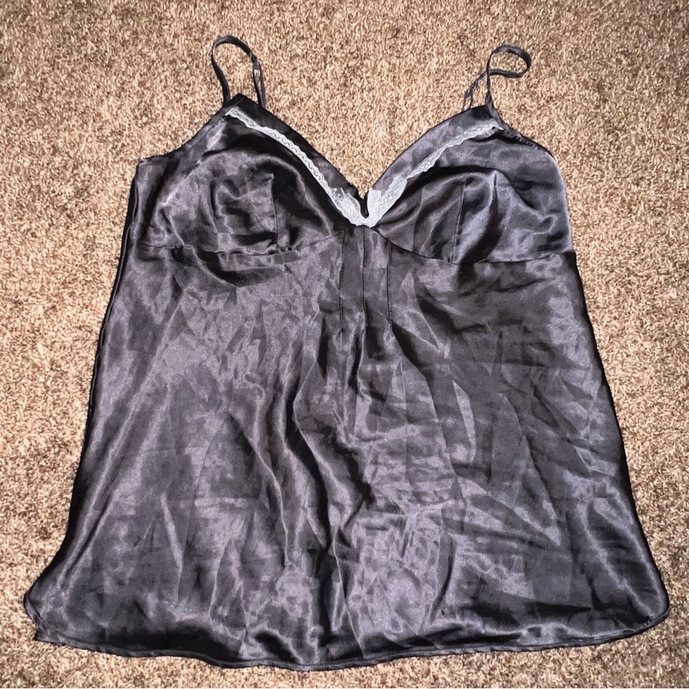 Y2K Victoria’s Secret Gray Satin Cami